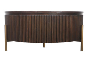 Luxor Dohányzóasztal – barna, 95 cm
