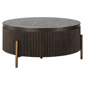 Luxor Dohányzóasztal – barna, 95 cm