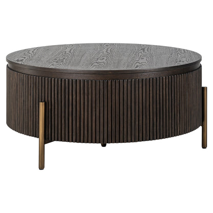 Luxor Dohányzóasztal – barna, 95 cm