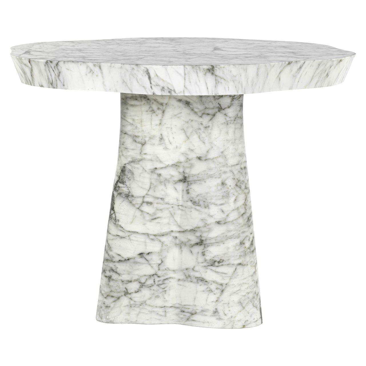 Rockyard Kültéri étkezőasztal – fehér, 100 cm