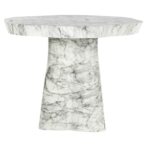 Rockyard Kültéri étkezőasztal – fehér, 100 cm