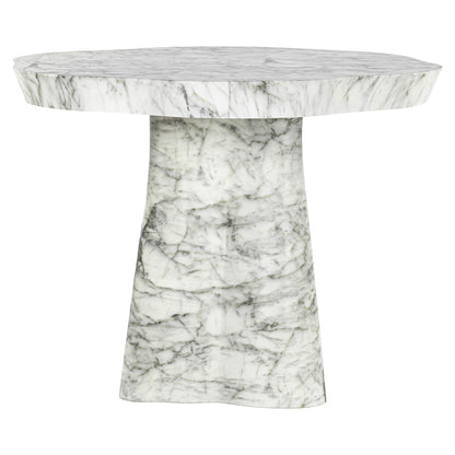 Rockyard Kültéri étkezőasztal – fehér, 100 cm
