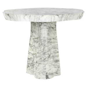 Rockyard Kültéri étkezőasztal – fehér, 100 cm