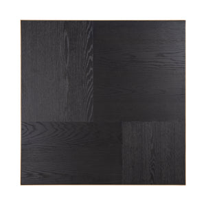 Cambon Dohányzóasztal – sötétbarna, 90×90 cm