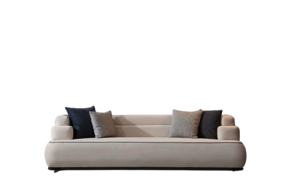 PANAMA Kanapé 3 személyes - Fehér, szürke