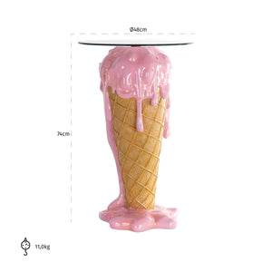 Ice Lerakóasztal – rózsaszín