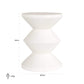 Bloomstone Lerakóasztal – fehér, 35 cm