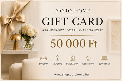 D'ORO HOME Gift Card