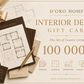 Interior Design Gift Card