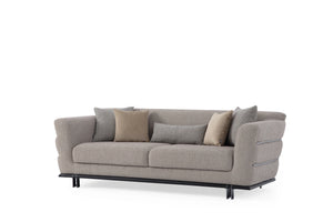 ARMADA Kanapé 3 személyes - Brown Silver