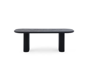 OVAL Étkezőasztal - Fekete