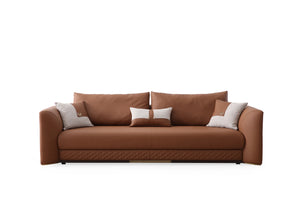 AMBER Kanapé 4 személyes - Barna