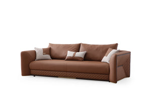 AMBER Kanapé 4 személyes - Barna
