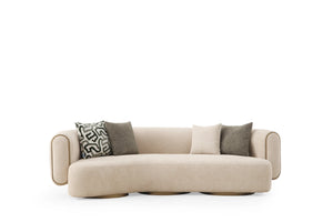 SIESTA Kanapé 4 személyes - Krém