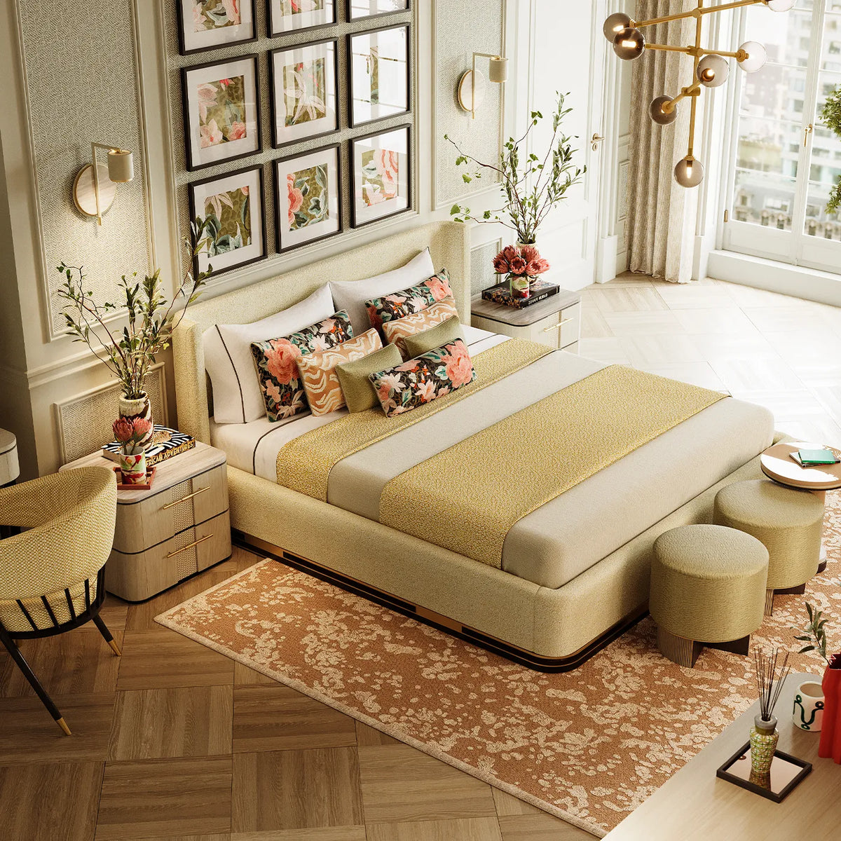 Tobago fali lámpa – enteriőr (Summer Trends The Bedroom Edit)