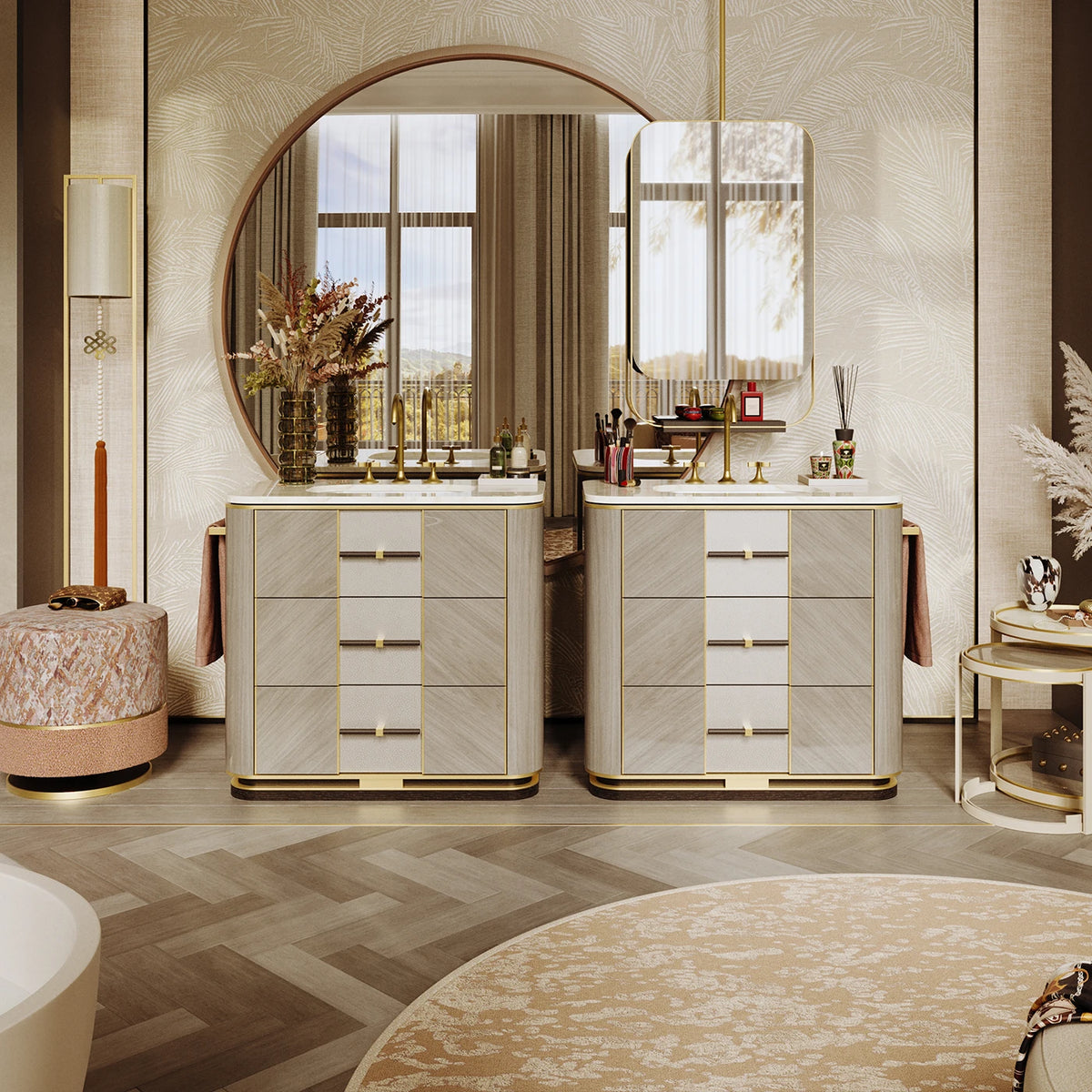 Ashi mosdószekrény – enteriőr (The Art Of The Bathroom)