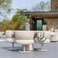 Urban Kültéri étkezőasztal – homokkő, 130 cm