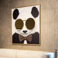 Panda Falikép – fekete/arany
