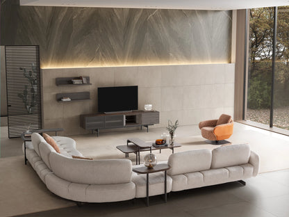 SOHOS 8 Személyes kanapé polccal