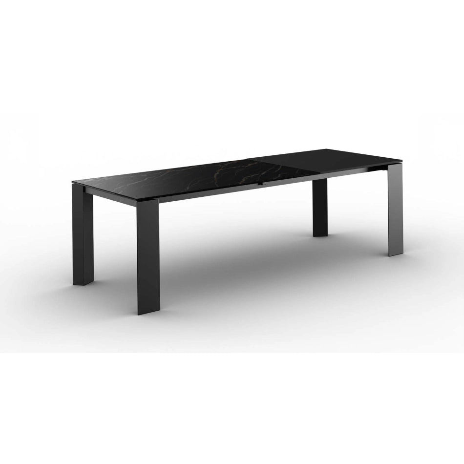Alì étkezőasztal, 90×90 cm, +1 bővíthető elemmel, könyvszerűen nyíló – Zamagna étkezőasztal, 4. kép