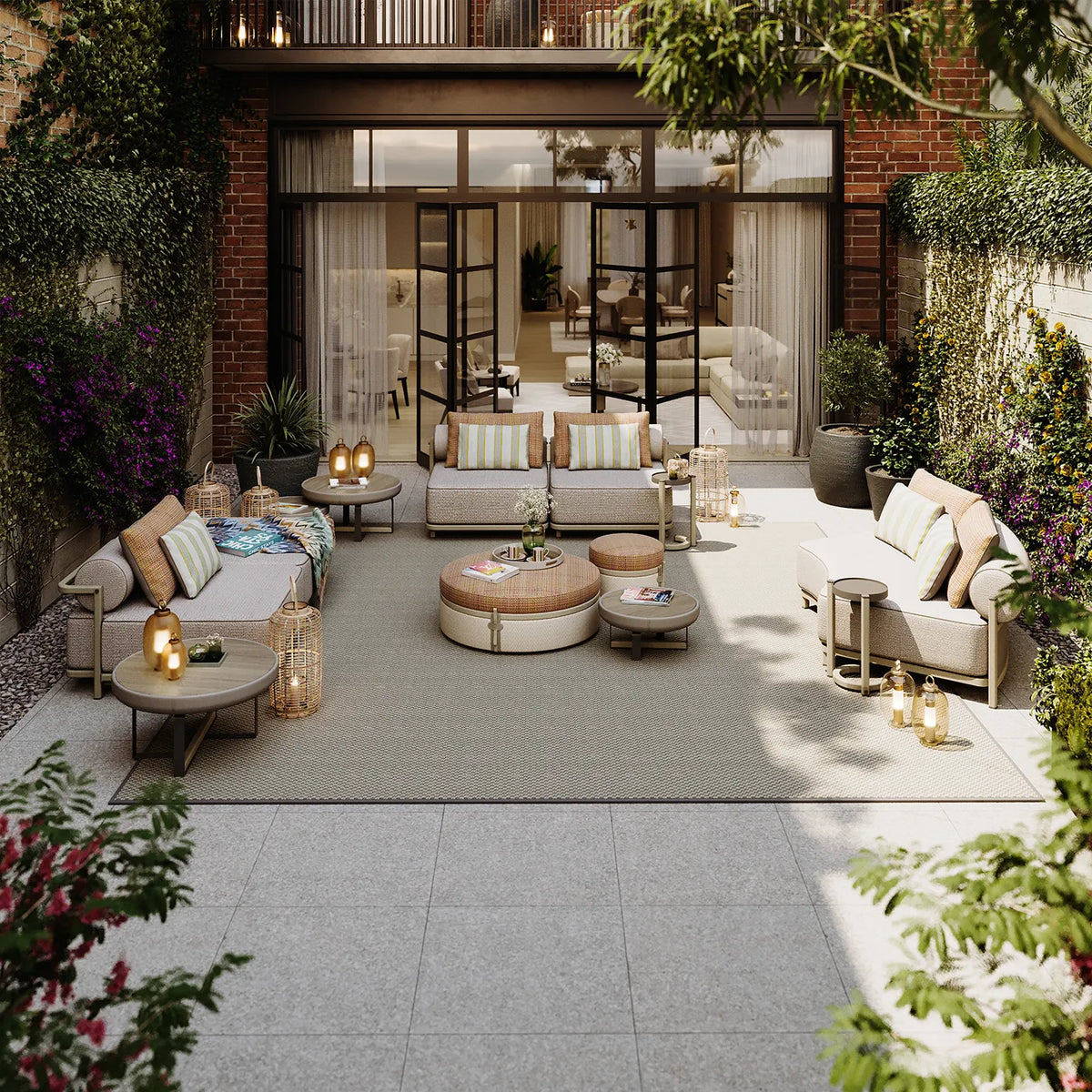 Marbella kültéri pad – enteriőr (Al Fresco Living In London)
