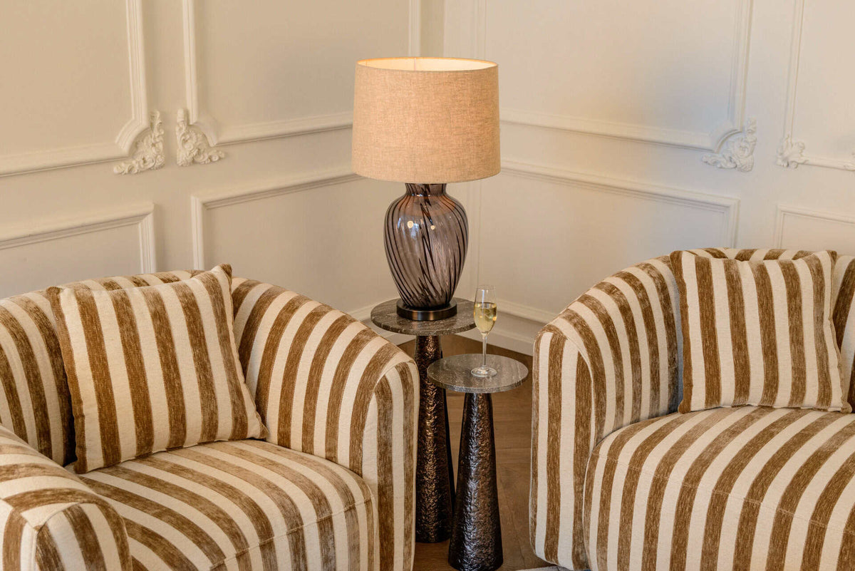 Luxandra Fotel – csíkos homok