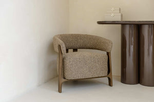 Dalara Fotel – barna tweed