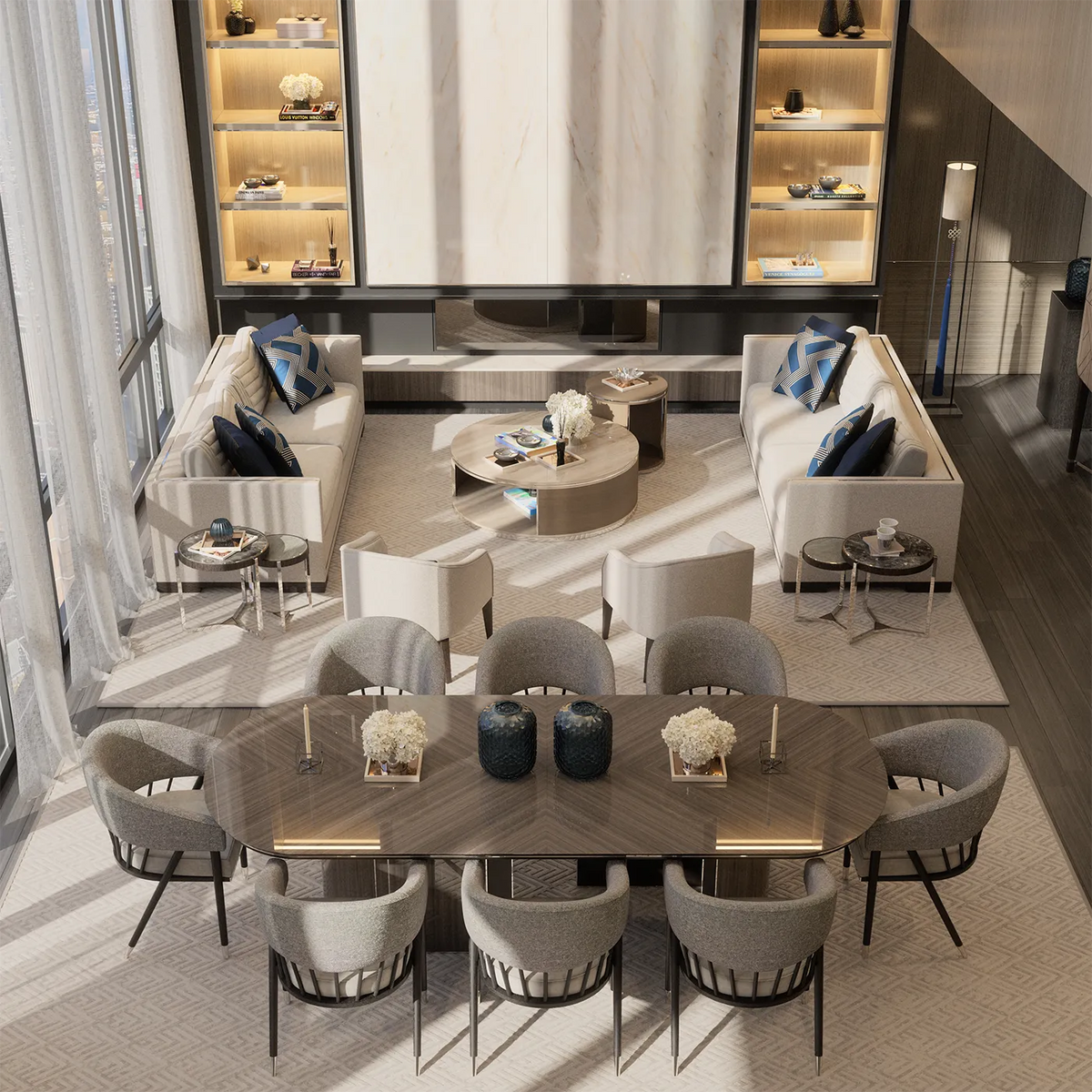 Dubai fotel – enteriőr (The Quintessential Working Space)